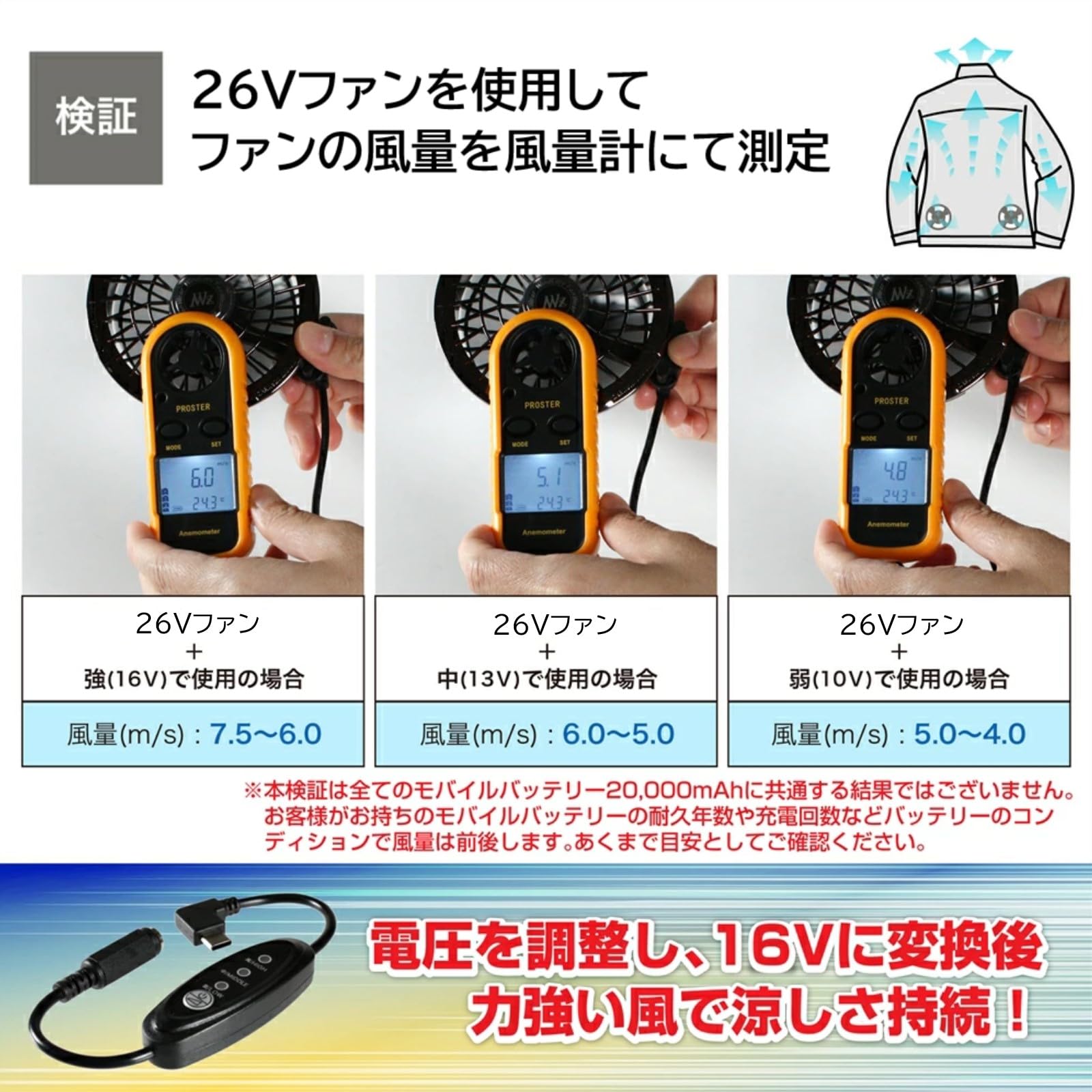 Amazon.co.jp: ワークマン 2025年発売 26V ファン WZ4670 対応 タイプ